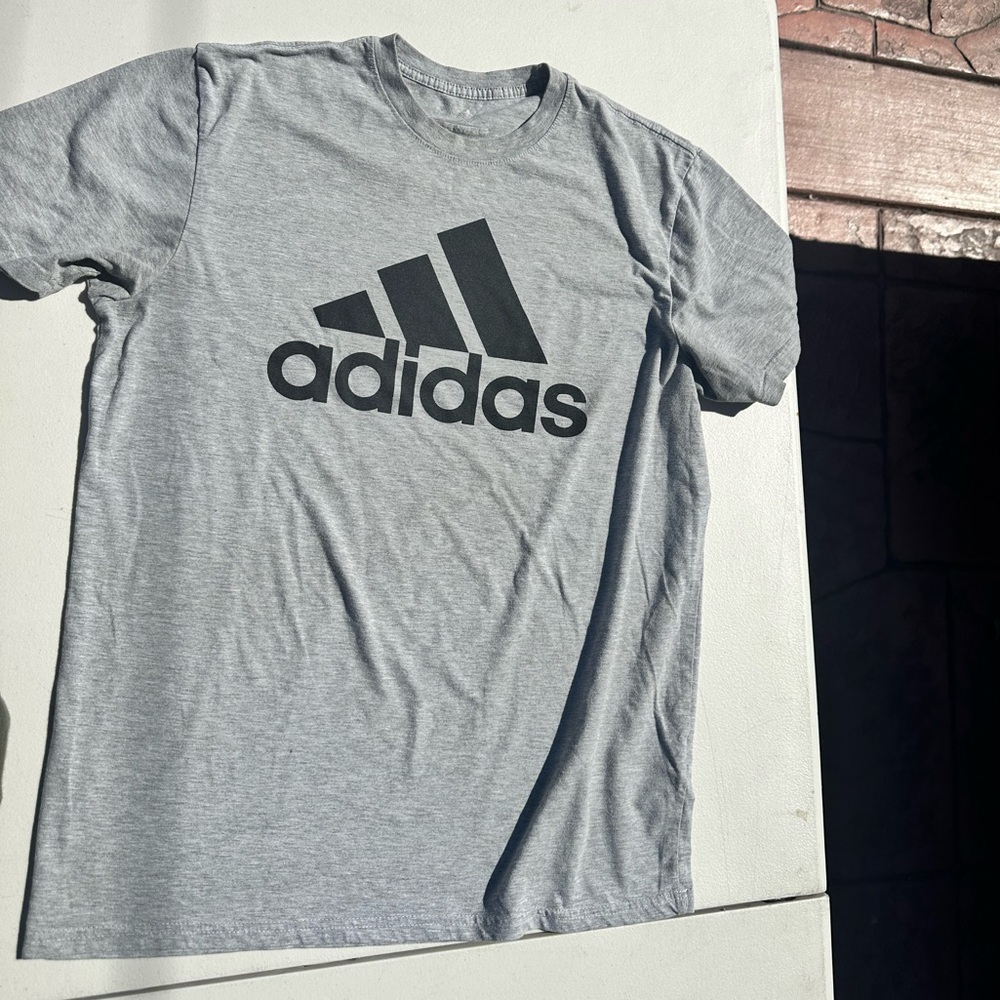 Adidas Men's Heather Gray Tee
